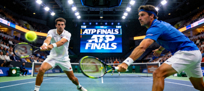ATP世界巡回赛总决赛，顶尖球员在室内球场对决